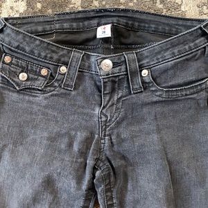 TRUE RELIGION | Size 28 | Skinny | Faded Black